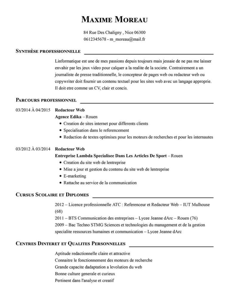 Découvrez comment faire un CV en ligne réussi  monCVParfait