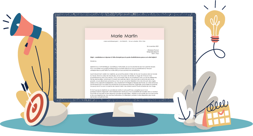 creer une lettre de motivation