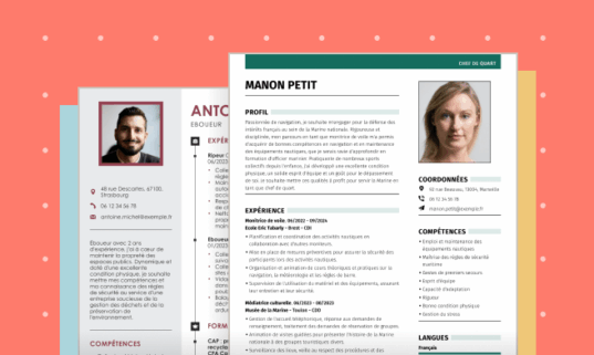 Le meilleur CV designer sur mobile | L’application Mon CV Parfait